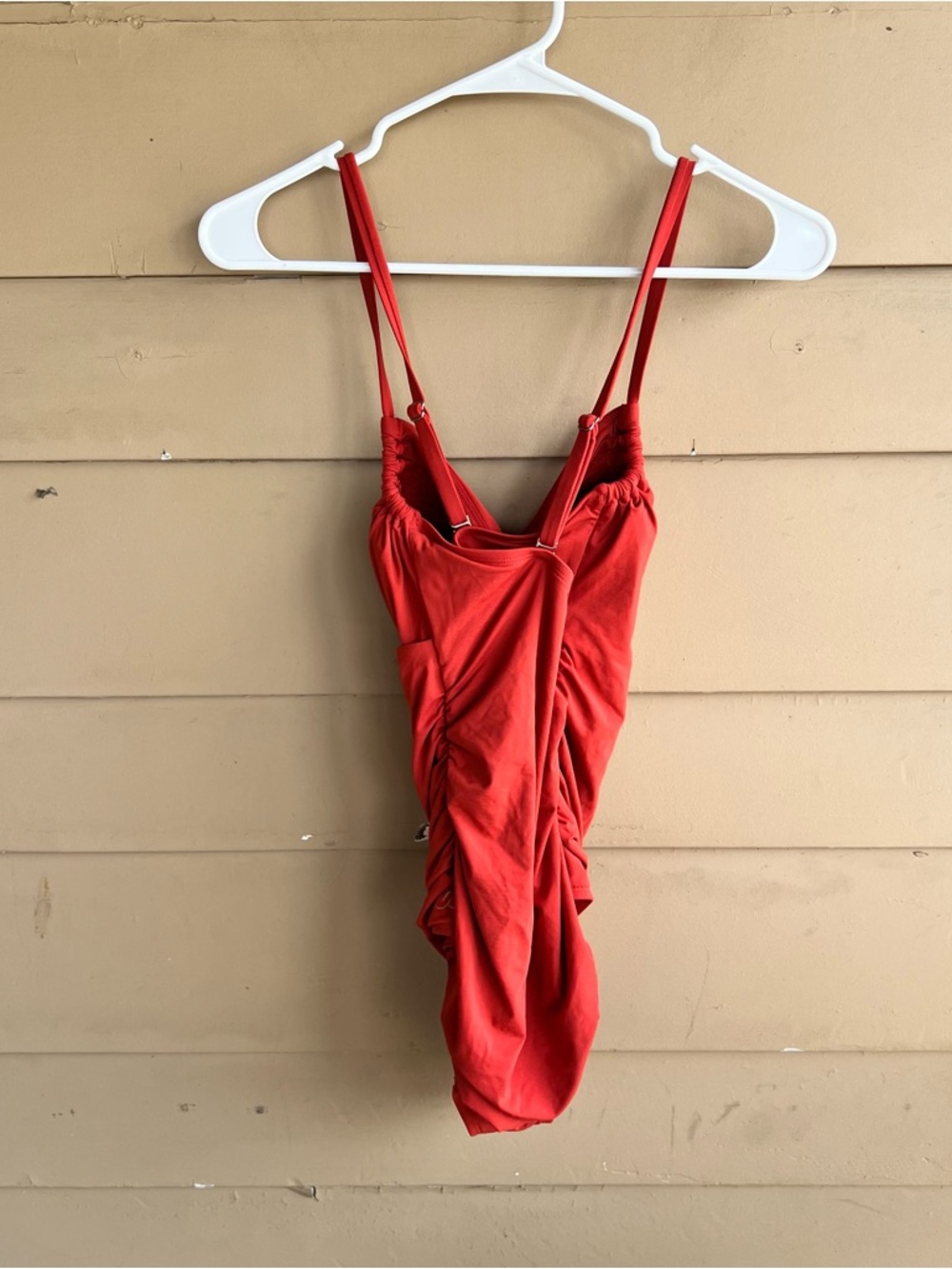 Calia One Piece Ruched Bathing Suit Size 8 Modest Summer Beach - Picture 4 of 7
